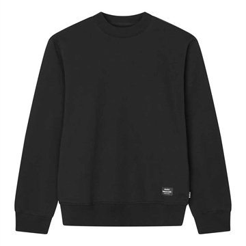 Mads Nørgaard Sweatshirt Solo Light terry Black